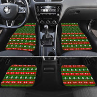 Awesome Firefighter Christmas Car Mats Xmas Holiday Patterns - Wonder Print Shop