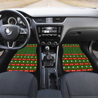 Awesome Firefighter Christmas Car Mats Xmas Holiday Patterns - Wonder Print Shop