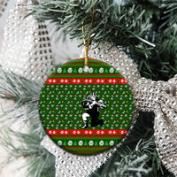 Awesome Firefighter Christmas Ceramic Ornament Xmas Holiday Patterns - Wonder Print Shop