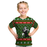 Awesome Firefighter Christmas Kid T Shirt Xmas Holiday Patterns - Wonder Print Shop