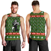 Awesome Firefighter Christmas Men Tank Top Xmas Holiday Patterns - Wonder Print Shop