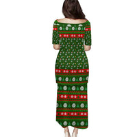Awesome Firefighter Christmas Puletasi Xmas Holiday Patterns - Wonder Print Shop