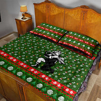 Awesome Firefighter Christmas Quilt Bed Set Xmas Holiday Patterns - Wonder Print Shop
