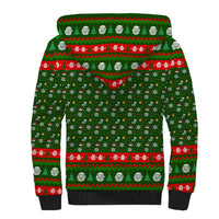 Awesome Firefighter Christmas Sherpa Hoodie Xmas Holiday Patterns - Wonder Print Shop