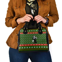 Awesome Firefighter Christmas Shoulder Handbag Xmas Holiday Patterns - Wonder Print Shop