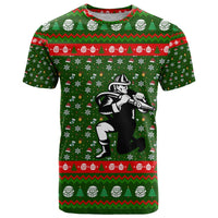 Awesome Firefighter Christmas T Shirt Xmas Holiday Patterns - Wonder Print Shop