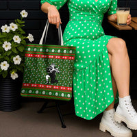 Awesome Firefighter Christmas Tote Bag Xmas Holiday Patterns - Wonder Print Shop