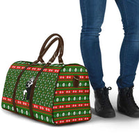 Awesome Firefighter Christmas Travel Bag Xmas Holiday Patterns - Wonder Print Shop