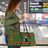 Awesome Firefighter Christmas Travel Bag Xmas Holiday Patterns - Wonder Print Shop