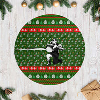 Awesome Firefighter Christmas Tree Skirt Xmas Holiday Patterns - Wonder Print Shop