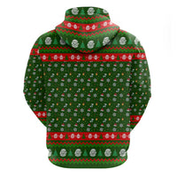 Awesome Firefighter Christmas Zip Hoodie Xmas Holiday Patterns - Wonder Print Shop