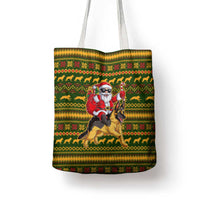Awesome German Shepherd Dog Santa Claus Christmas Tote Bag Xmas Holiday Patterns - Wonder Print Shop