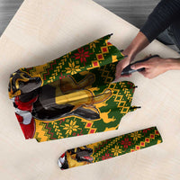 Awesome German Shepherd Dog Santa Claus Christmas Umbrella Xmas Holiday Patterns - Wonder Print Shop