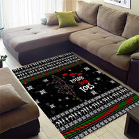 Ballet Pointe Christmas Design Area Rug Xmas Holiday Patterns - Wonder Print Shop