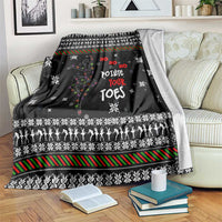 Ballet Pointe Christmas Design Blanket Xmas Holiday Patterns - Wonder Print Shop