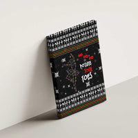 Ballet Pointe Christmas Design Canvas Wall Art Xmas Holiday Patterns - Wonder Print Shop