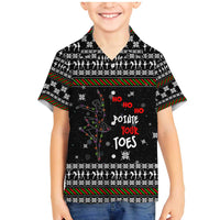 Ballet Pointe Christmas Design Family Matching Mermaid Dress and Hawaiian Shirt Xmas Holiday Patterns - Wonder Print Shop