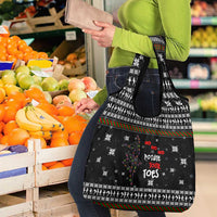 Ballet Pointe Christmas Design Grocery Bag Xmas Holiday Patterns - Wonder Print Shop