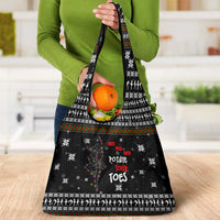 Ballet Pointe Christmas Design Grocery Bag Xmas Holiday Patterns - Wonder Print Shop