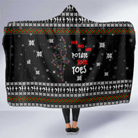 Ballet Pointe Christmas Design Hooded Blanket Xmas Holiday Patterns - Wonder Print Shop
