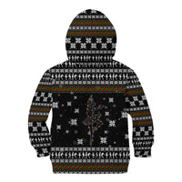 Ballet Pointe Christmas Design Kid Hoodie Xmas Holiday Patterns - Wonder Print Shop