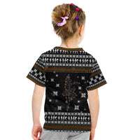 Ballet Pointe Christmas Design Kid T Shirt Xmas Holiday Patterns - Wonder Print Shop