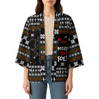 Ballet Pointe Christmas Design Kimono Xmas Holiday Patterns - Wonder Print Shop