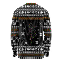 Ballet Pointe Christmas Design Long Sleeve Shirt Xmas Holiday Patterns - Wonder Print Shop