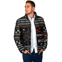 Ballet Pointe Christmas Design Padded Jacket Xmas Holiday Patterns - Wonder Print Shop