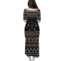 Ballet Pointe Christmas Design Puletasi Xmas Holiday Patterns - Wonder Print Shop