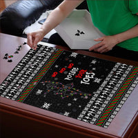 Ballet Pointe Christmas Design Puzzle Xmas Holiday Patterns - Wonder Print Shop
