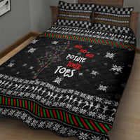 Ballet Pointe Christmas Design Quilt Bed Set Xmas Holiday Patterns - Wonder Print Shop