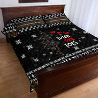 Ballet Pointe Christmas Design Quilt Bed Set Xmas Holiday Patterns - Wonder Print Shop