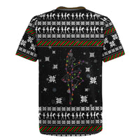 Ballet Pointe Christmas Design Rugby Jersey Xmas Holiday Patterns - Wonder Print Shop