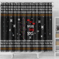 Ballet Pointe Christmas Design Shower Curtain Xmas Holiday Patterns - Wonder Print Shop