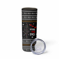 Ballet Pointe Christmas Design Skinny Tumbler Xmas Holiday Patterns - Wonder Print Shop
