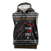 Ballet Pointe Christmas Design Sleeveless Hoodie Xmas Holiday Patterns - Wonder Print Shop
