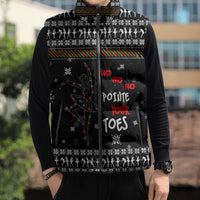 Ballet Pointe Christmas Design Sleeveless Puffer Jacket Xmas Holiday Patterns - Wonder Print Shop