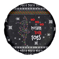 Ballet Pointe Christmas Design Spare Tire Cover Xmas Holiday Patterns - Wonder Print Shop