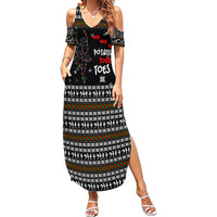 Ballet Pointe Christmas Design Summer Maxi Dress Xmas Holiday Patterns - Wonder Print Shop