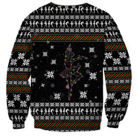 Ballet Pointe Christmas Design Sweatshirt Xmas Holiday Patterns - Wonder Print Shop