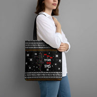 Ballet Pointe Christmas Design Tote Bag Xmas Holiday Patterns - Wonder Print Shop
