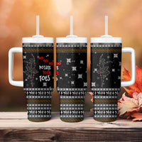 Ballet Pointe Christmas Design Tumbler With Handle Xmas Holiday Patterns - Wonder Print Shop