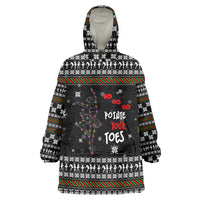 Ballet Pointe Christmas Design Wearable Blanket Hoodie Xmas Holiday Patterns - Wonder Print Shop