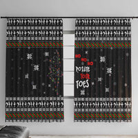 Ballet Pointe Christmas Design Window Curtain Xmas Holiday Patterns - Wonder Print Shop
