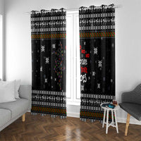 Ballet Pointe Christmas Design Window Curtain Xmas Holiday Patterns - Wonder Print Shop