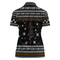 Ballet Pointe Christmas Design Women Polo Shirt Xmas Holiday Patterns - Wonder Print Shop