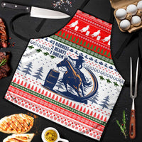 Barrel Racing Christmas Apron Xmas Holiday Patterns - Wonder Print Shop