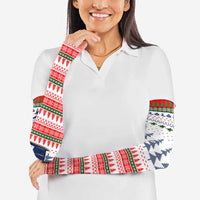 Barrel Racing Christmas Arm Sleeves Xmas Holiday Patterns - Wonder Print Shop