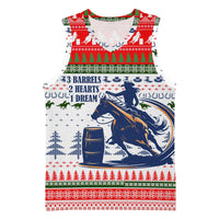 Barrel Racing Christmas Basketball Jersey Xmas Holiday Patterns - Wonder Print Shop